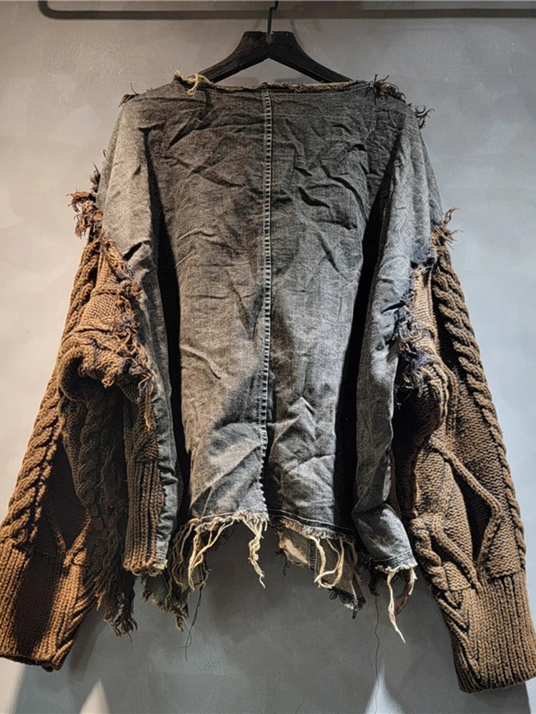 Vintage Denim Sweater