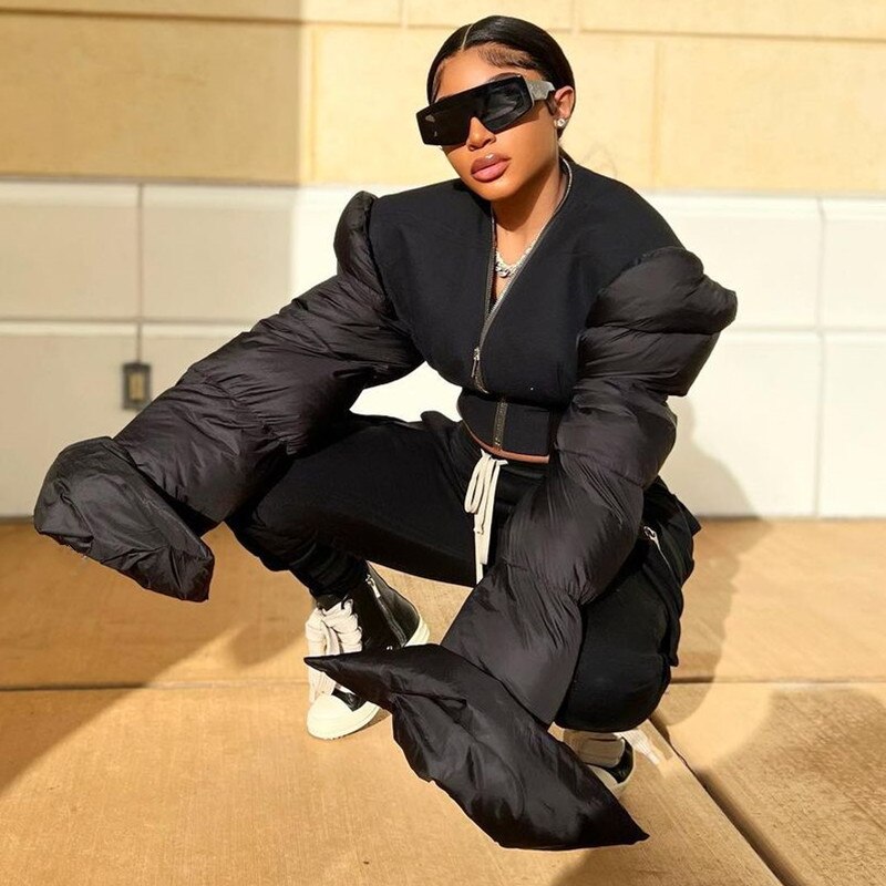 Cropped Puffer Jacket