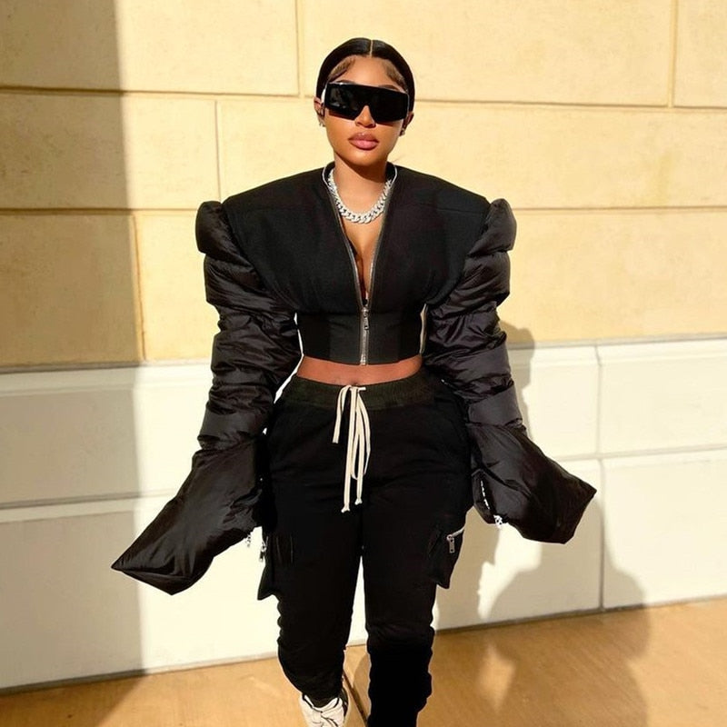 Cropped Puffer Jacket