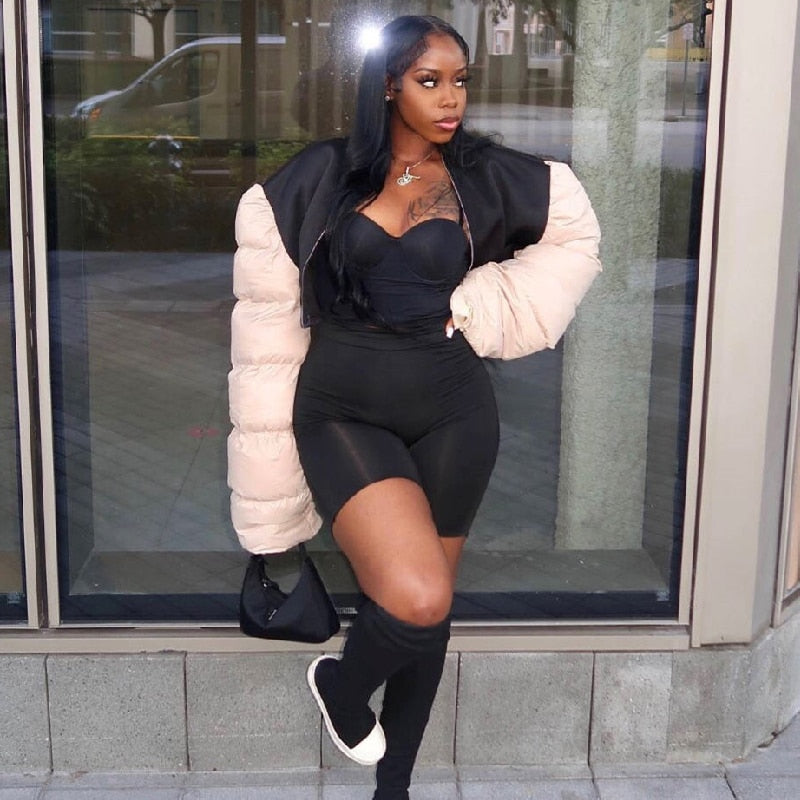 Cropped Puffer Jacket