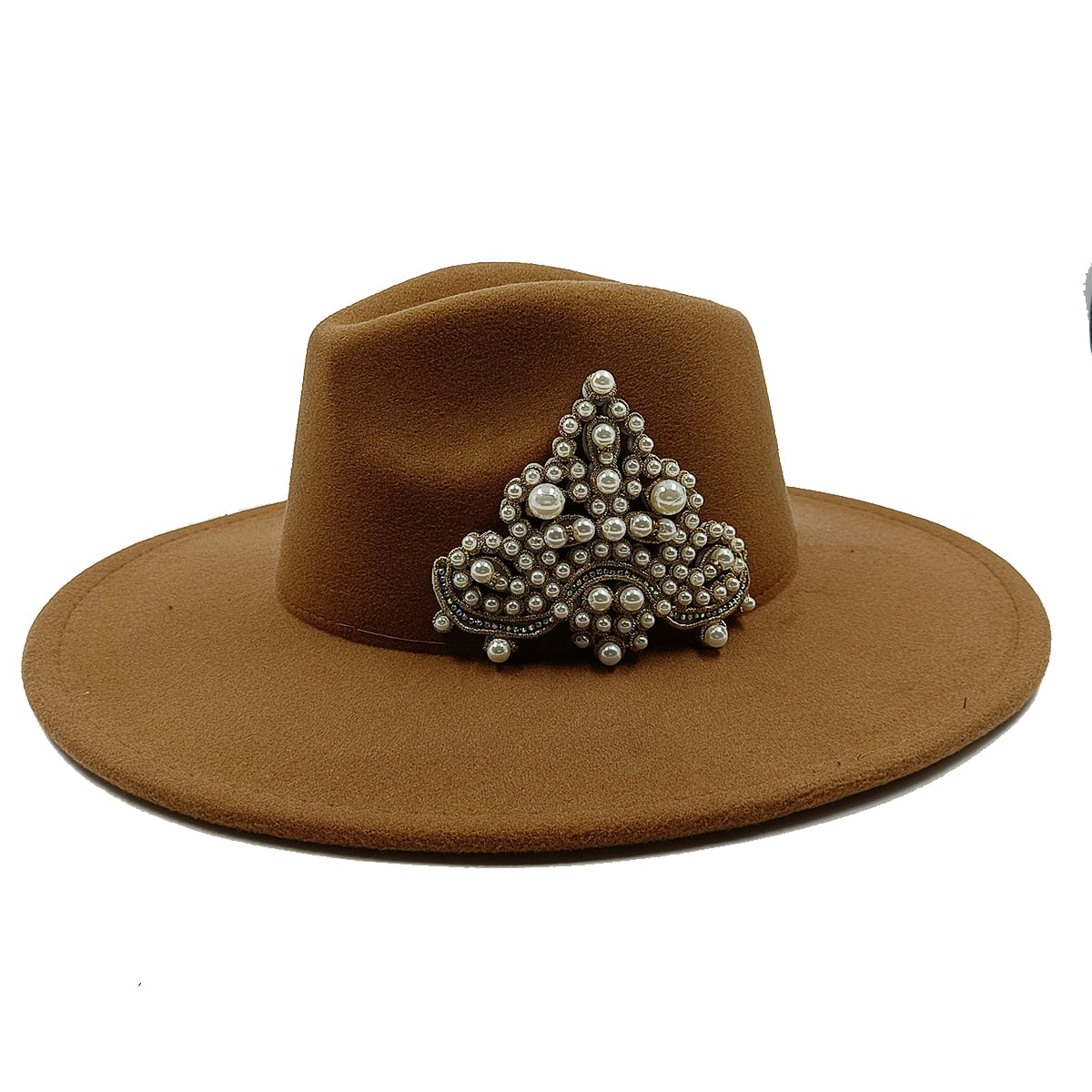 Pearly Derby Top Fedora