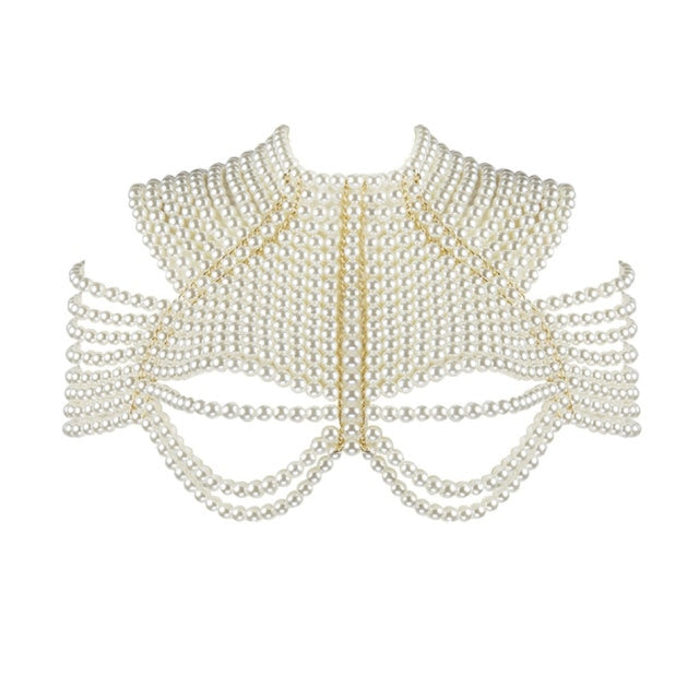 Elegant Pearl Shawl