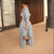Denim Two Piece Wide Leg Set