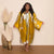 Batwing Sleeved Satin Kimono's