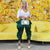 Tree Fungus Ruffled Jogger Pants
