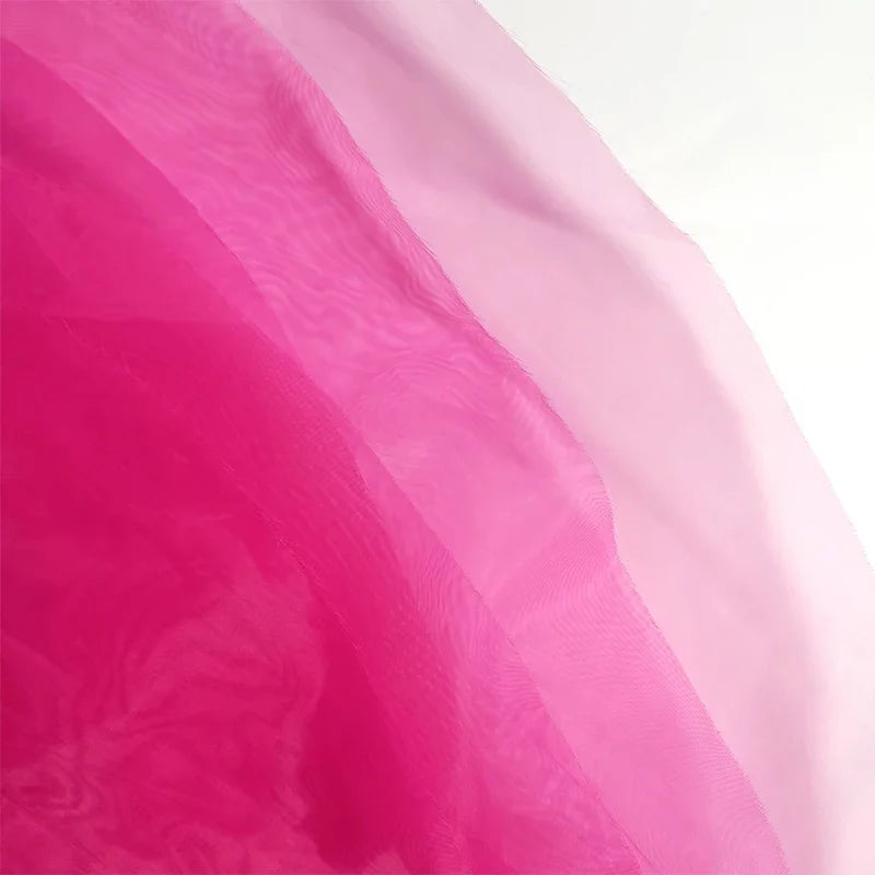 Cascading Petal Chiffon Blouse