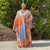 Batwing Sleeved Satin Kimono's