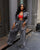 Denim Two Piece Wide Leg Set