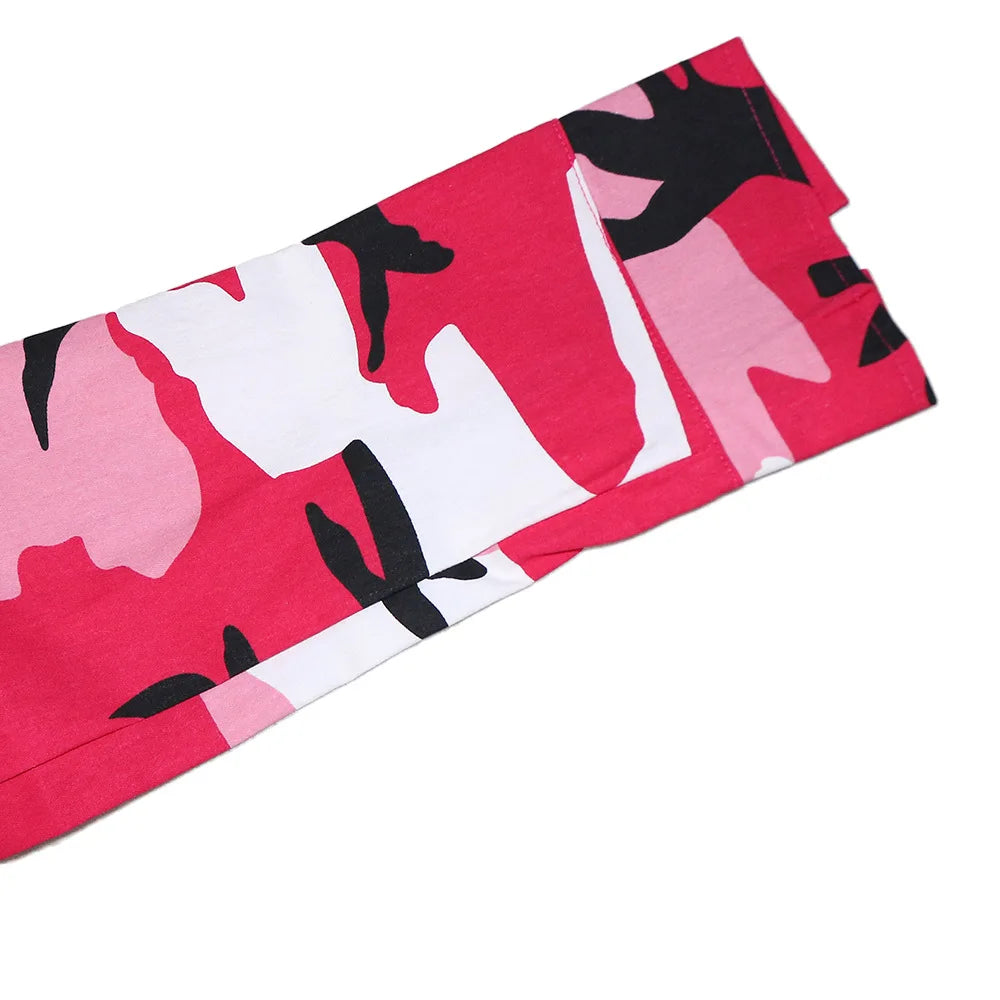 Camouflage Print Pocket Lapel Long Sleeve Short Jacket