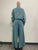 Denim Two Piece Wide Leg Set