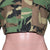 Camouflage Print Pocket Lapel Long Sleeve Short Jacket