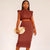 Crop Top & Midi Bodycon Skirt