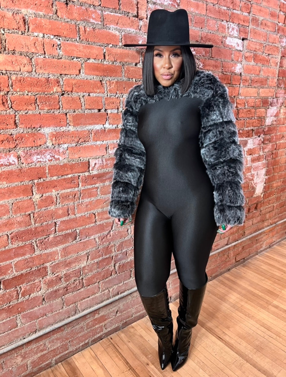 Faux Mink Femme Scarf