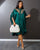 " Hot Tottie" Diamond Open Stitch Loose Dress