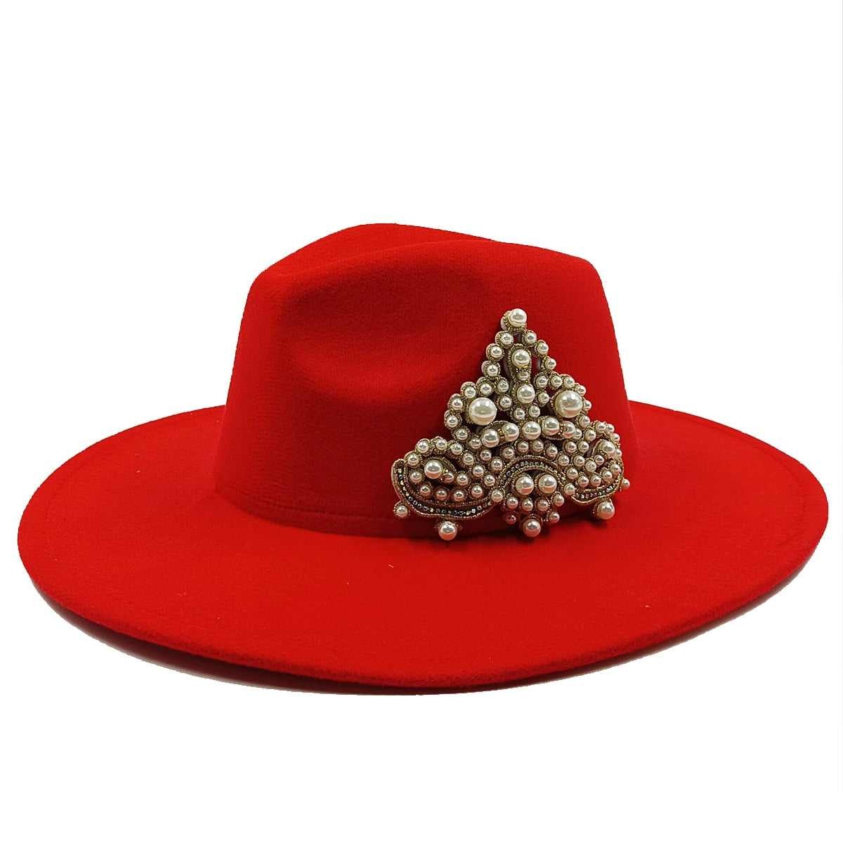 Pearly Derby Top Fedora