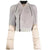 Plush Spliced Long Sleeve Short Thick Jacket