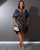 " Hot Tottie" Diamond Open Stitch Loose Dress