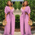 Tie Up Wide Leg Pants Set (Plus Size)