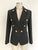 POINT SHOULDER GOLD BUTTON BLAZER