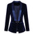 LONG SLEEVE VELVET BLAZER