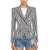 STRIPED PRINT BLAZER