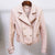 Faux Leather Motorcycle Biker Jacket