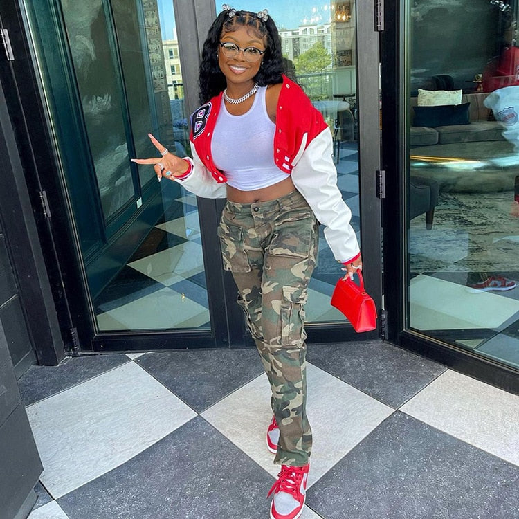 "BBALL" Short Bomber Jacket