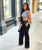 "Flare Me Out" High Waist Trousers